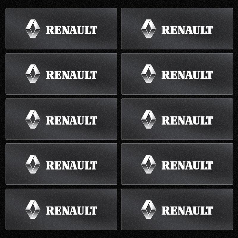 Случайные наклейки для интерьера автомобиля, эмблема на руль, стайлинг для Renault Dacia DUSTER Megane 2 3 Clio 4 Captur Kadjar Fluence