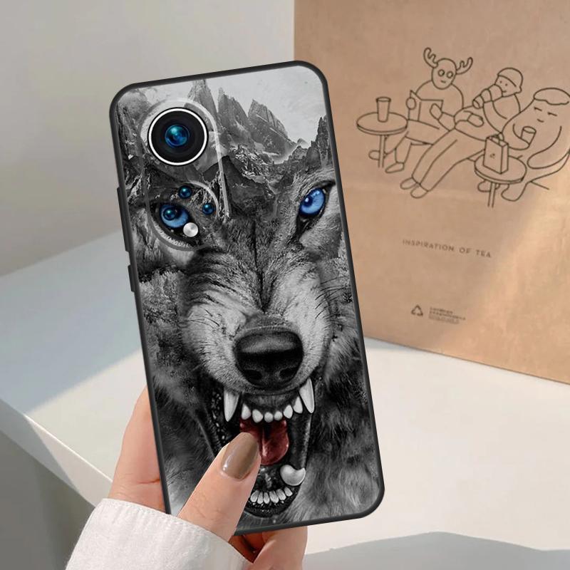 Чехол Волк Собака Кошка Птица Лев Тигр Животное Для Honor Magic 8 Pro 5 6 7 Lite Honor 400 200 Pro X9c X9b X9a X8a X8b 50 70 90 Чехол