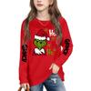 Boys Girls Child Fashion Daily Versatile Casual Crewneck Sweatshirts Daily Long Sleeve Patchwork Top Sweatshirts
