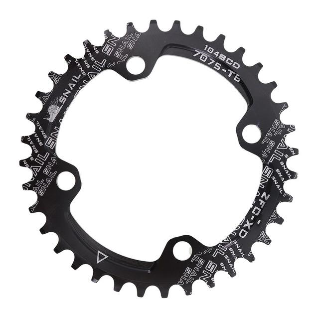 SNAIL Звезда 104BCD Дорожный MTB Горный Велосипед Одиночная Круглая Narrow Wide Звезда 32T 34T 36T 38T 40T 42T