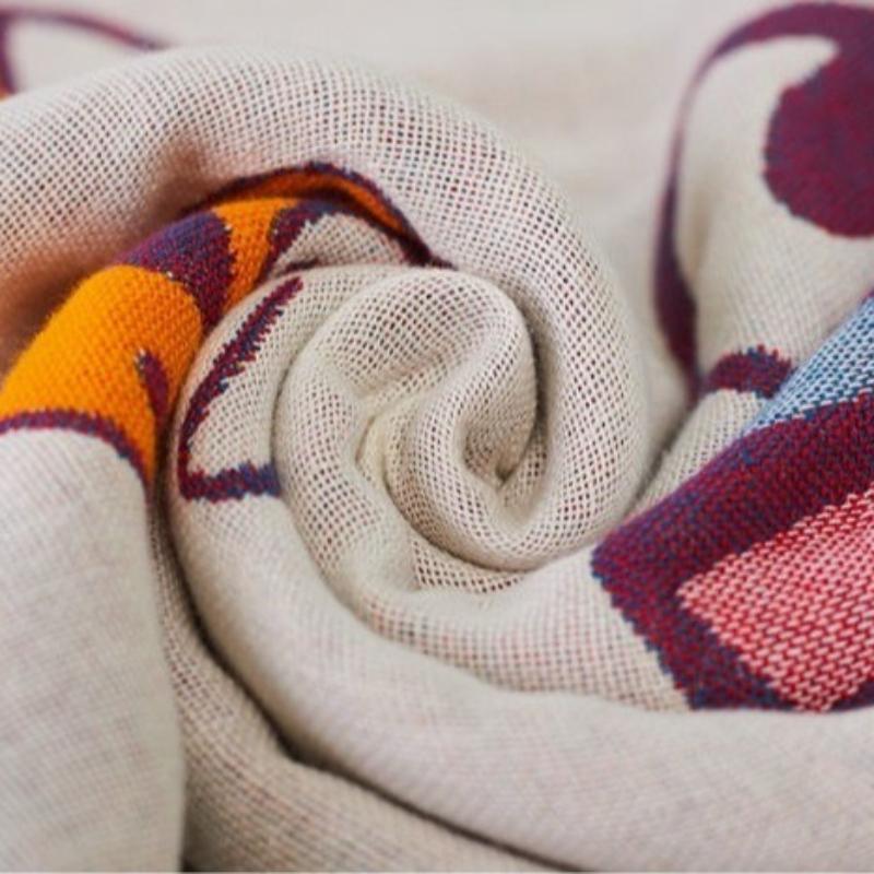 70 X 140см Банное полотенце из чистой хлопковой марли с принтом, четырехслойное хлопковое дышащее полотенце, мягкое, впитывающее, большое банное полотенце, 1 шт.