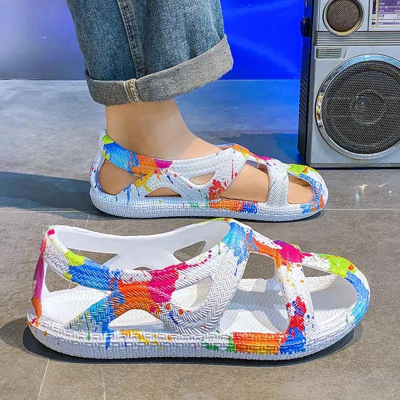 Fashion Sports Shoes for Men Clearance Sale Non-slip Big Size Eva Luxury Designer Adult Descount Outdoor New Fashion Pvc H Man Sandals