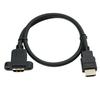 HDMI-compatible 1.4 Male To Female Extension Cable With Screw Panel Mount 4K@30Hz 1080P@60Hz High Speed 3D UHD Cord For Monitor TV Projector
