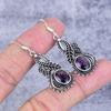 Amethyst Gemstone Handmade 925 Sterling Silver Jewelry Earring 1.97" M-2695