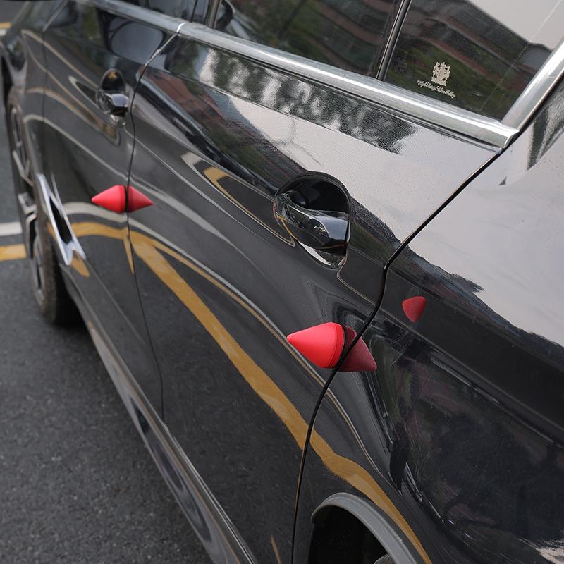 2/4/8Pcs Universal Car Anti-Collision Stickers, Three-Dimensional Anti-Tailgating, Door, Front And Rear Anti-Scratch Film