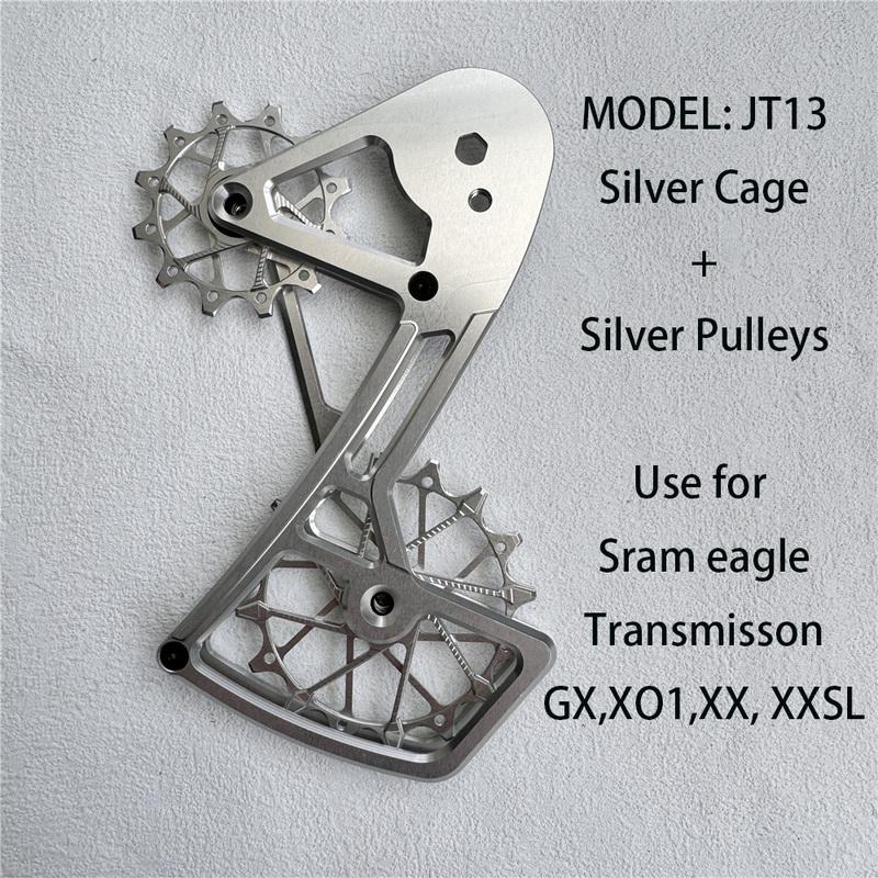 Mtb Road Rear Derailleur Cage Pulley Wheels for SRAM T-type Transmission Eagle Derailleur Oversized Bearing For GX XO1 XX XXSL