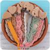 Wood Soother Holder Cloth Nipple Holder Clips Anti-lost Baby Weave Pacifier Chain  Toddler