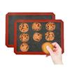 LOYELEY Baking Mats, Set of 2, 24*34cm, Cooking Sheet, Silpan, Oven Sheet, Confectionery Mat, Heat-Resistant, Washable, Reusable, Oven/Microwave Safe