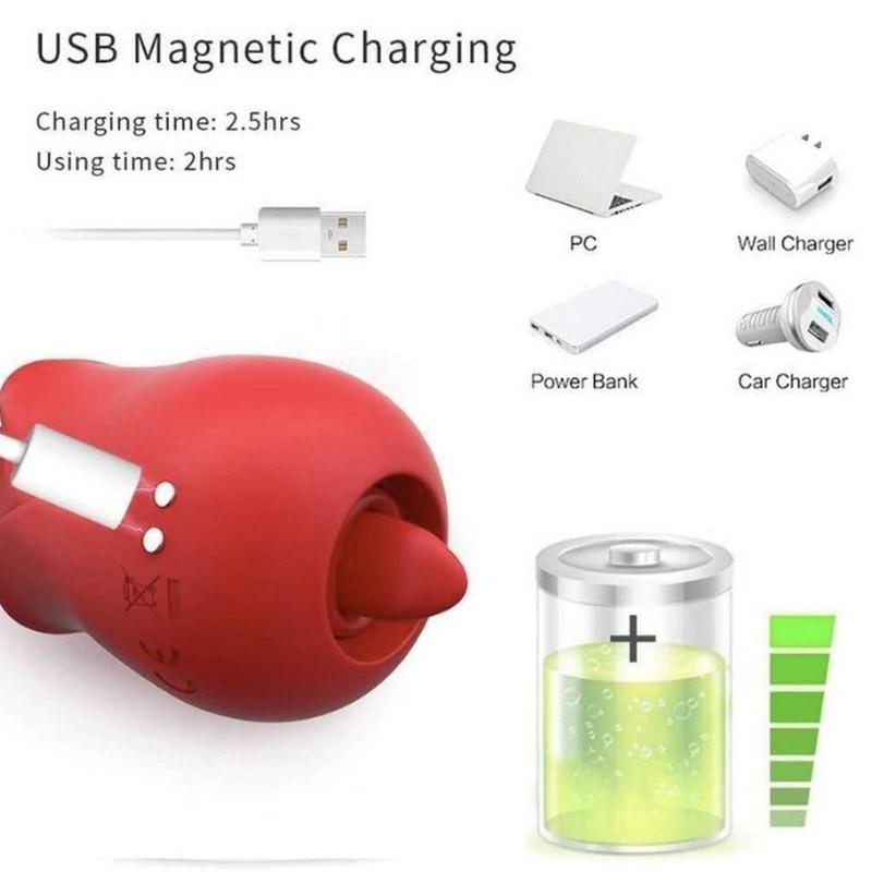 Силиконовый вибратор с розой, клиторальный мастурбатор, секс-игрушки для женщин, сосущий насос, женская присоска, стимулятор клитора, лизание языка