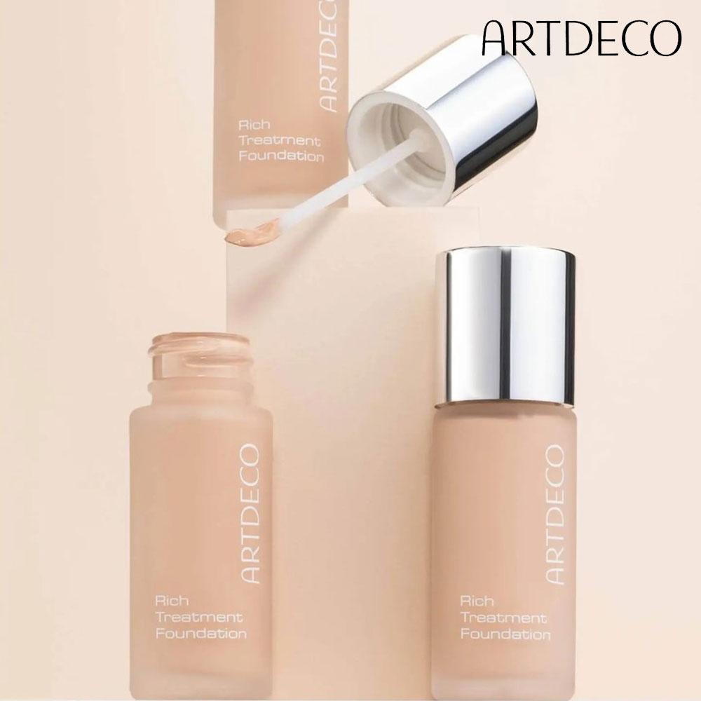 ARTDECO Rich Treatment Foundation сияющий цвет лица стойкое ровное и бархатисто-гладкое покрытие водостойкий макияж веганский