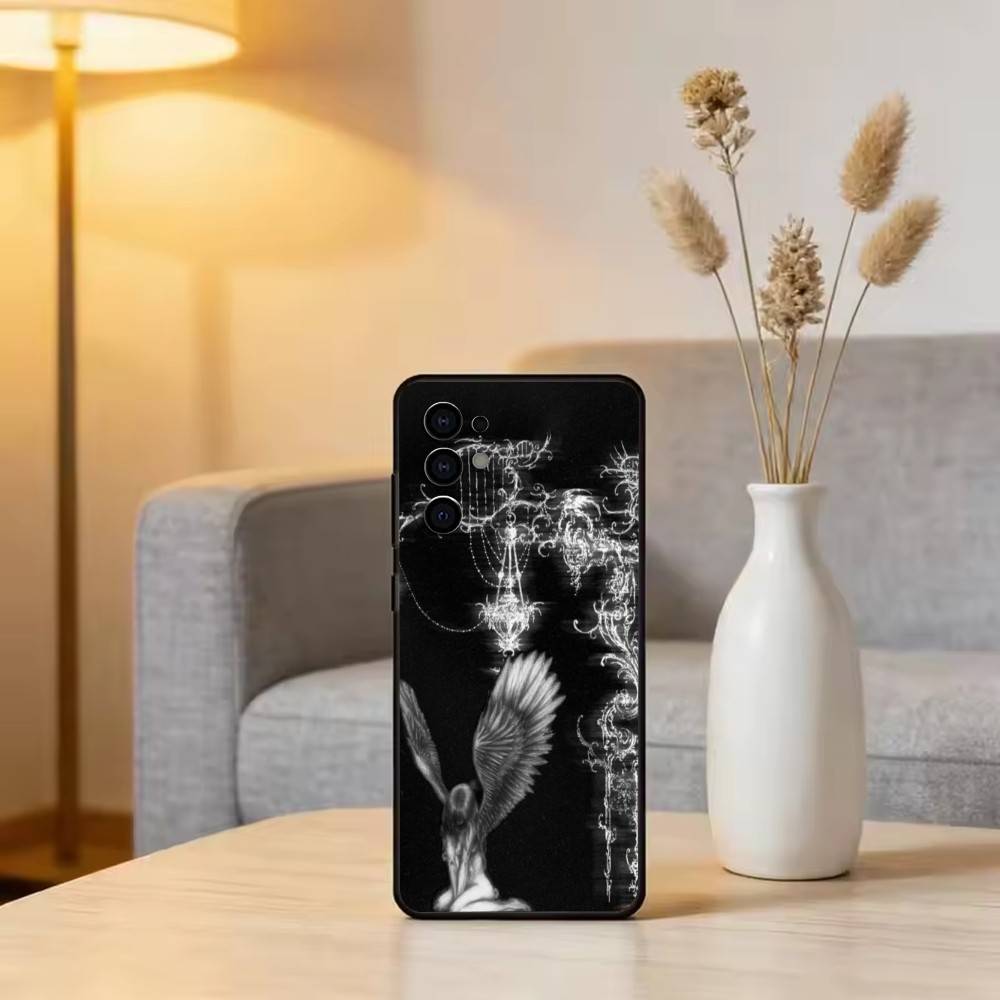 G-Gothic Кибер Сигил Чехол для телефона Для Samsung S25,S24,S21,S22,S23,S30,Ultra,S20,Plus,Fe,Lite,Note,10,Черный Чехол