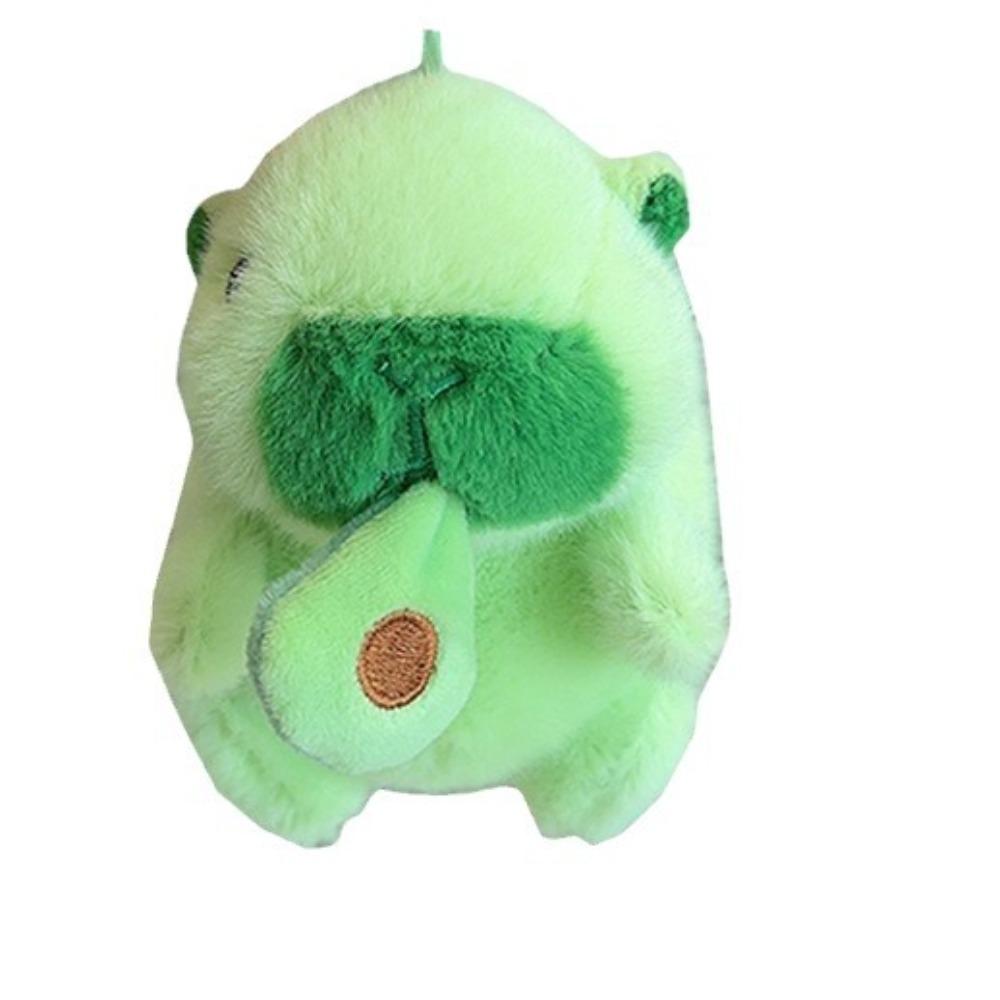 Мягкая игрушка подвеска в виде сопли капибары милый пушистый брелок для ключей в виде животного плюшевый брелок в виде капибары пара