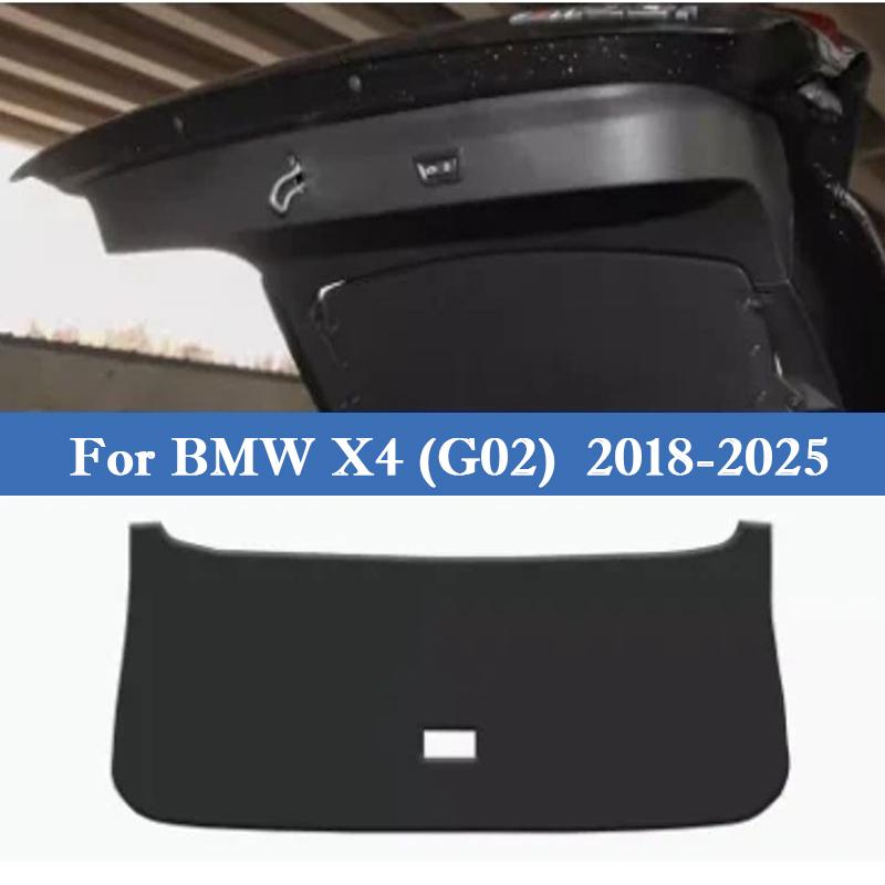 Для BMW X4 G02 2018-2026 Автомобильный коврик для защиты двери багажника из ПУ-кожи, противоударная накладка на крышку багажника, аксессуары для интерьера автомобиля