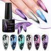 MEET ACROSS 7 мл магнитный гель-лак для ногтей «кошачий глаз» полуперманентный динамический блестящий светоотражающий гель для ногтей замачиваемый УФ-гель лак для дизайна ногтей