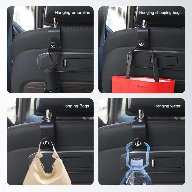 Car Seat Hook Storage Organizer Bracket For Lexus RX330 IS250 Ct200h ES300h RX350 IS300h NX300h RX400h ES350 GS300 Auto GadgetsXQ3
