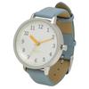 Fieldwork Women's Analog Watch with Leather Strap, Matte Shine, Colorful Hour and Minute Hands, Blue Azure (JN015-4)