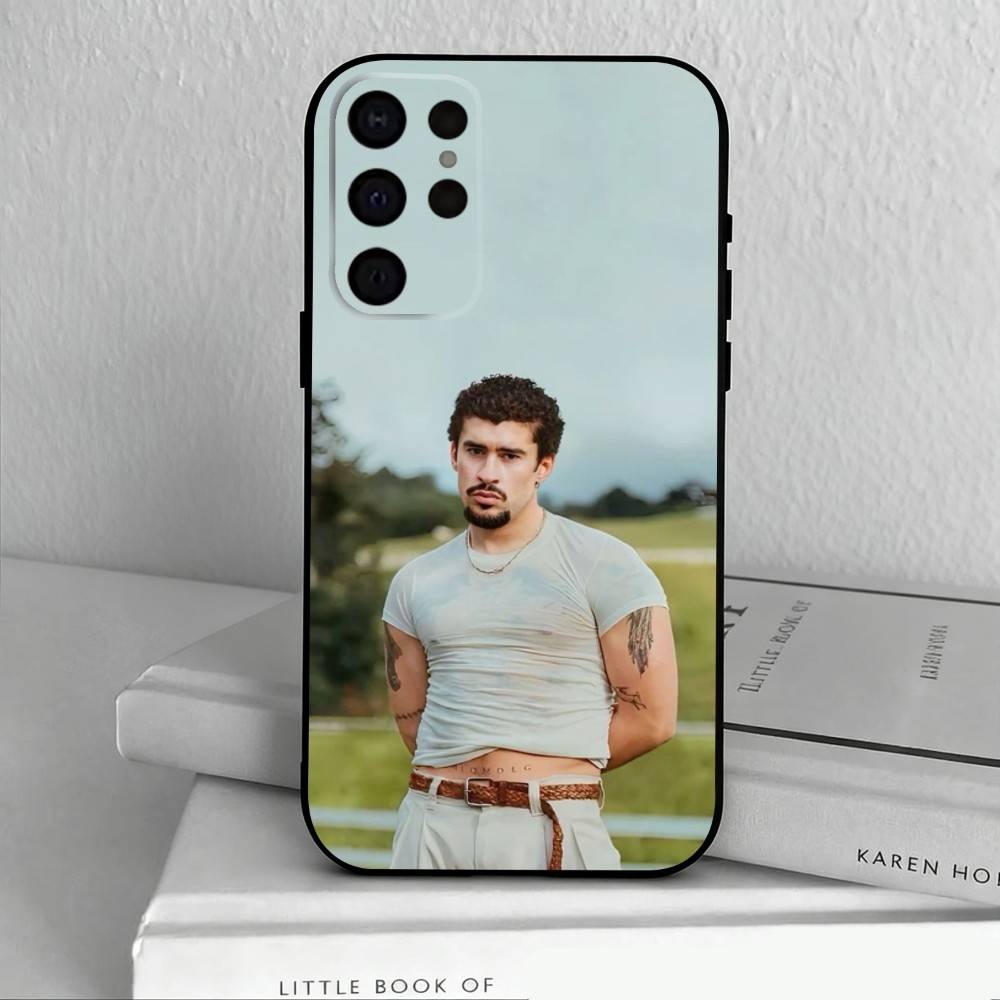 B-Bad B-Bunnys D-DTMF Phone Case For Samsung S25,S24,S21,S22,S23,S30,Ultra,S20,Plus,Others Soft Black Cover