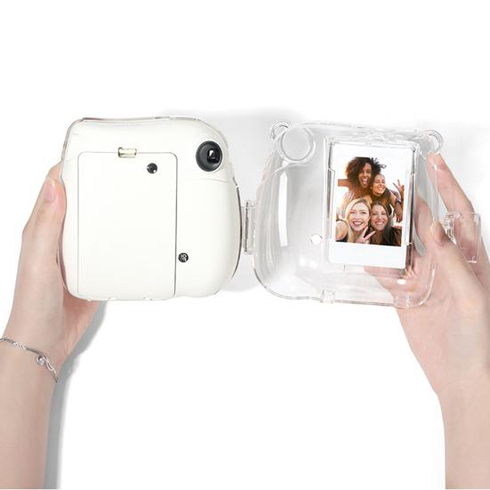 Чехол для камеры Ударопрочный Водонепроницаемый с плечевым ремнем Прозрачный чехол для хранения камеры с сумкой для фотографий для Instax Mini 7