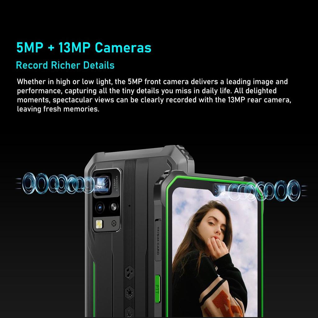 Refurbished Blackview BV4800 Smartphone 2/4GB 32/64GB 5180mAh Andriod 13 Rugged Phone