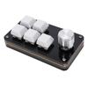 Programmable Macro Keyboard 5 Keys 1 Knob Wired Connection Hot Swappable Custom Macro Keypad for