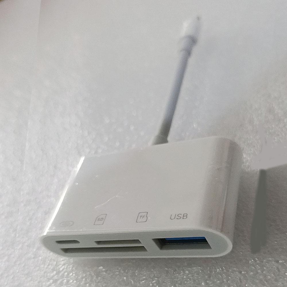 Новый портативный адаптер 4 в 1 USB-камера SD TF кардридер для iPhone iPad iOS 12