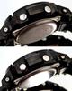 CASIO Watch Quartz Analog-Digital Calendar Black Dial Blue Tone Maximum Wrist Size 21cm G-SHOCK AW-591 Approx.