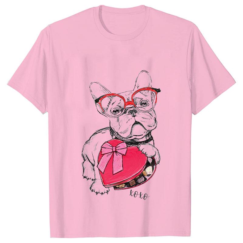 Short Sleeve Casual Ladies Fashion Female Graphic Tee Women French Bulldog Coffee Funny Clothing Summer T Clothing T-shirts
