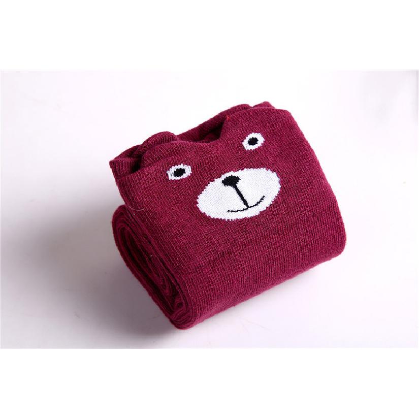 Носки Four Seasons Wearable New Children's Mid Socks, Детские носки, Длинные носки для девочек, Прямые носки с рисунком, Хлопковые носки
