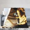 Super Soft BlanketKids Travel Gojo Satoru Jujutsu Kaisen Throw Blanket  Flannel Bedspread For Couch Chair Sofa Bed Cover