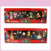 Six Piece Super Mario Bros Action Figure Toys Set Featuring Luigi Yoshi And Mushroom Collectibles For Kids
