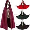 Hooded Medieval Cloak Costume for Halloween Party or Stage Performance