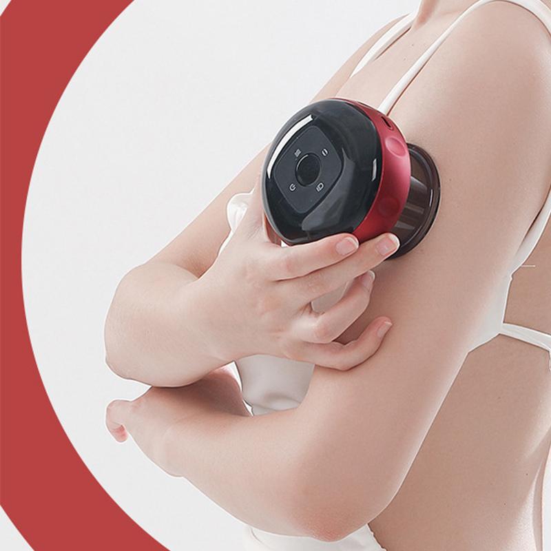 6/12 Gear Charging Vacuum Cupping Therapy Set,Professional Heating Suction Cup Device Neck Arm Massger,Body Scraping Massage