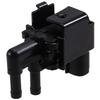 Black Automotive Vacuum Solenoid Valve, ABS Material, Model 25860-50060, Compatible with Feng.