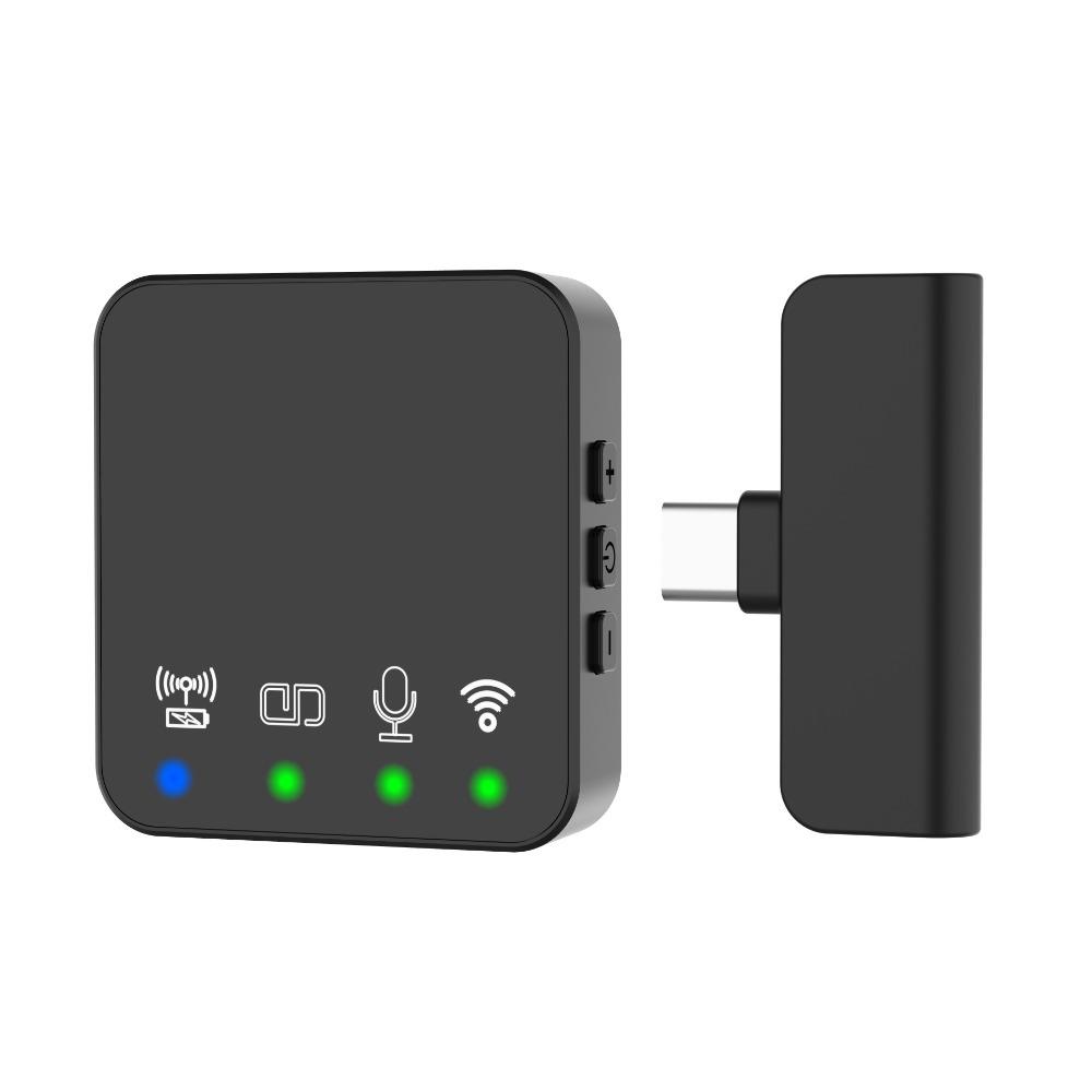 Type-C Wireless Lavalier Microphone Mini Mic Wireless Noise Canceling Mic  Outdoor