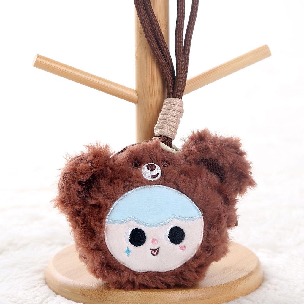 Плюшевый брелок для малыша Три с дизайном слона, медведя, кролика, животного для девочек в подарок и для коллекционеров