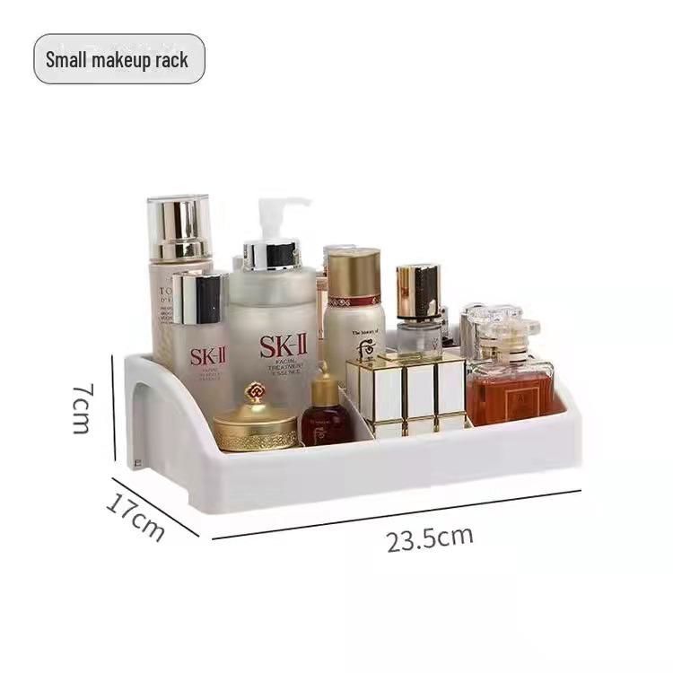 Multi-Layer Drawer-Style Cosmetic Desktop Storage Box: Transparent, Dustproof, Simple Storage Rack