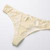 Женское нижнее белье с кружевом бюстгальтер с застежкой впереди на косточках и трусики стринги Artdewred Sexy