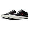 Converse One Star Ox 'Черный Огненно-Красный' (унисекс) Черные / Белые / Огненно-красные кеды для скейтборда 162839C