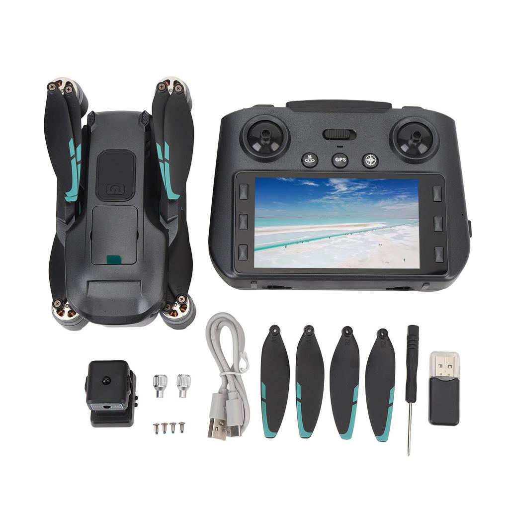 RC Drone Brushless HD Dual Camera Quadcopter Obstacle Avoidance LCD Screen Optical Flow Positioning 