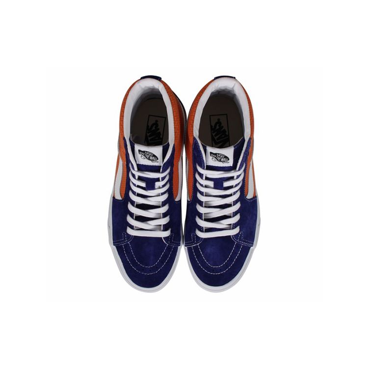 Vans Sk8 Casual Fashion High Top Skate Shoes Unisex Sneakers Blue Orange VN0A4U3CWTJ