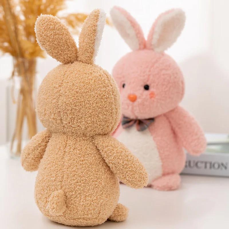 Rabbit Plush Toy Room Decor Cute Cartoon Bunny Doll Soft Animal Toy Rabbit Plush Toy Girl Gift Toy for Kids