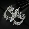 Full Face Rhinestone Mask Veil Facial Jewelry Accessories Elegant Masquerade Mask  Women