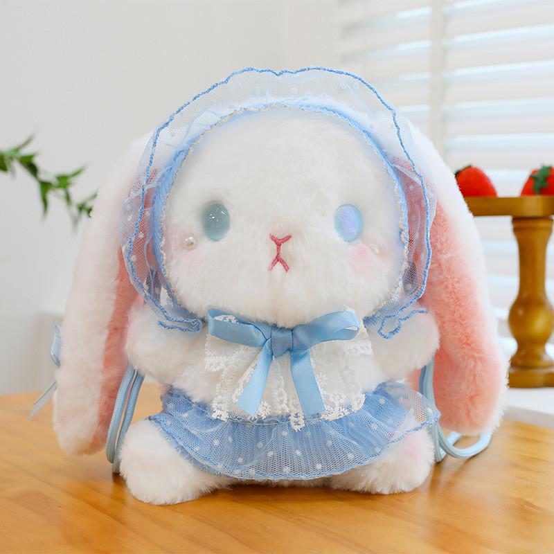 Lolita Plush Rabbit Bunny Crossbody Bag Animal Print Children Outfits Toddler