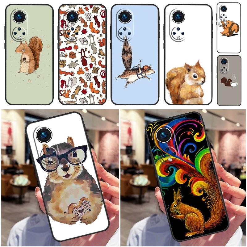 Мультяшный Чехол-Белка Для Honor X8b X9b X9a X8a X8 X9 X9c 50 70 90 Lite Honor 200 Pro Magic 7 5 6 Lite Чехол
