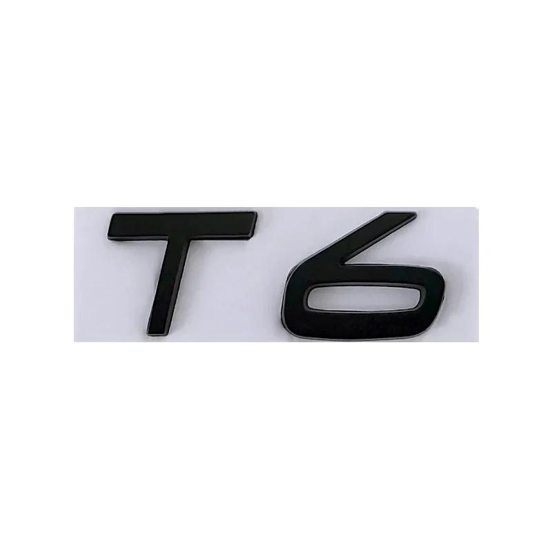 3d Metal T5 Logo T6 Emblem AWD Letters Car Trunk Badge Sticker