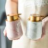 Ceramic bubble bottle Hotel press lotion bottle Shampoo shower gel hand sanitizer Mousse bubble bottle shampoo dispenser