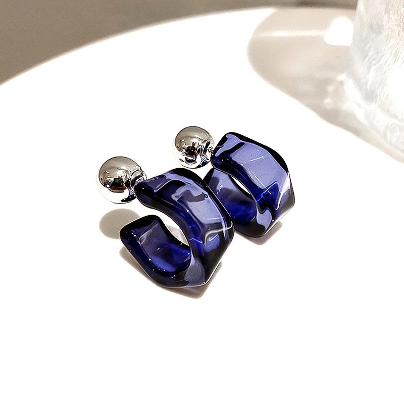 1 пара подарочных обручей, новые геометрические акриловые серьги C-образной формы, прозрачные женские ювелирные изделия, подвесные подвески для путешествий