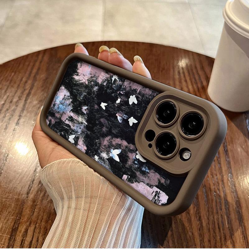 Модный чехол с принтом бабочки, гибкий мягкий силиконовый чехол из ТПУ, полная задняя крышка для Xiaomi Redmi Samsung Infinix