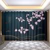 Китайские ретро-шторы на заказ Цветы Птицы Китайская живопись Декоративные шторы Классические полузатемняющие оконные шторы 2 панели