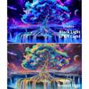 Obsecolors Светящаяся в УФ-свете Картина 'Древо Жизни' Реактивная на УФ-свет Картина 'Водопад' Эстетичная Картина 'Галактическое Космическое Древо' для Стен Цветные Картины 'Звездное Небо'